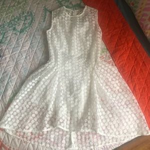 Floral High-Low Slip Dress